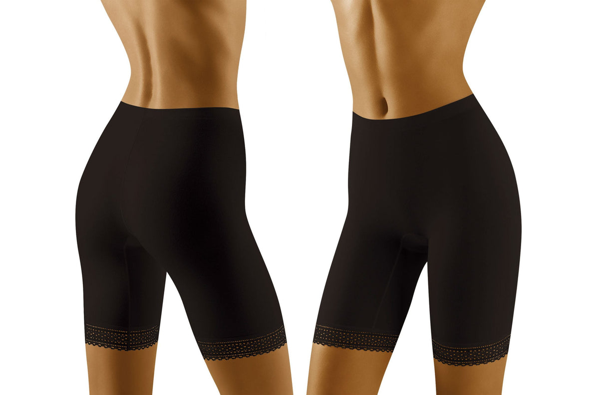 Linsori Champagne Lace Shaping Shorts - lifestyle view