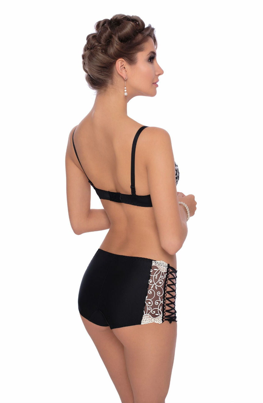 Linsori Ginewra Embroidered Lace Push-Up Bra - detail view