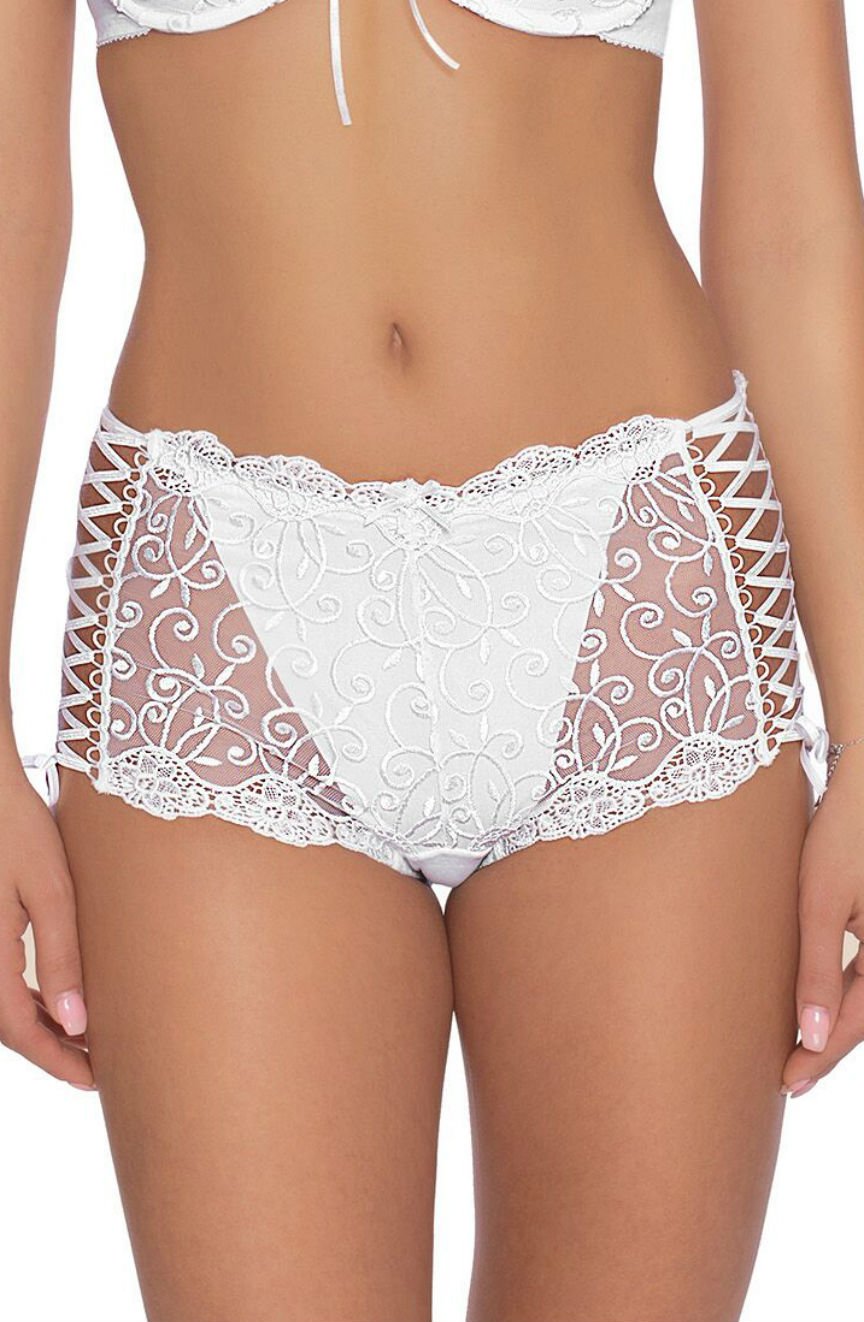 Linsori Ginewra Embroidered Lace Short - back view