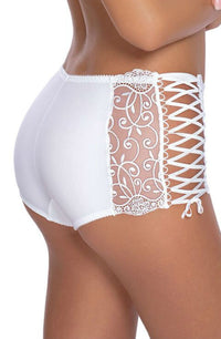 Linsori Ginewra Embroidered Lace Short - front view