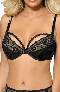 Linsori Midnight Push Up Delicate Bra - product view