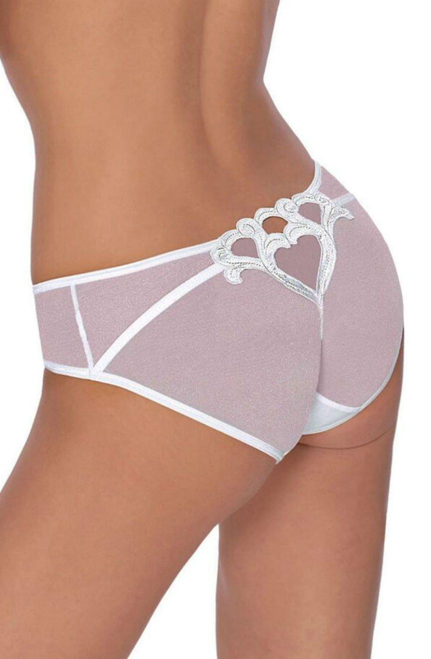 Linsori Midnight Sheer Heart Brief - detail view