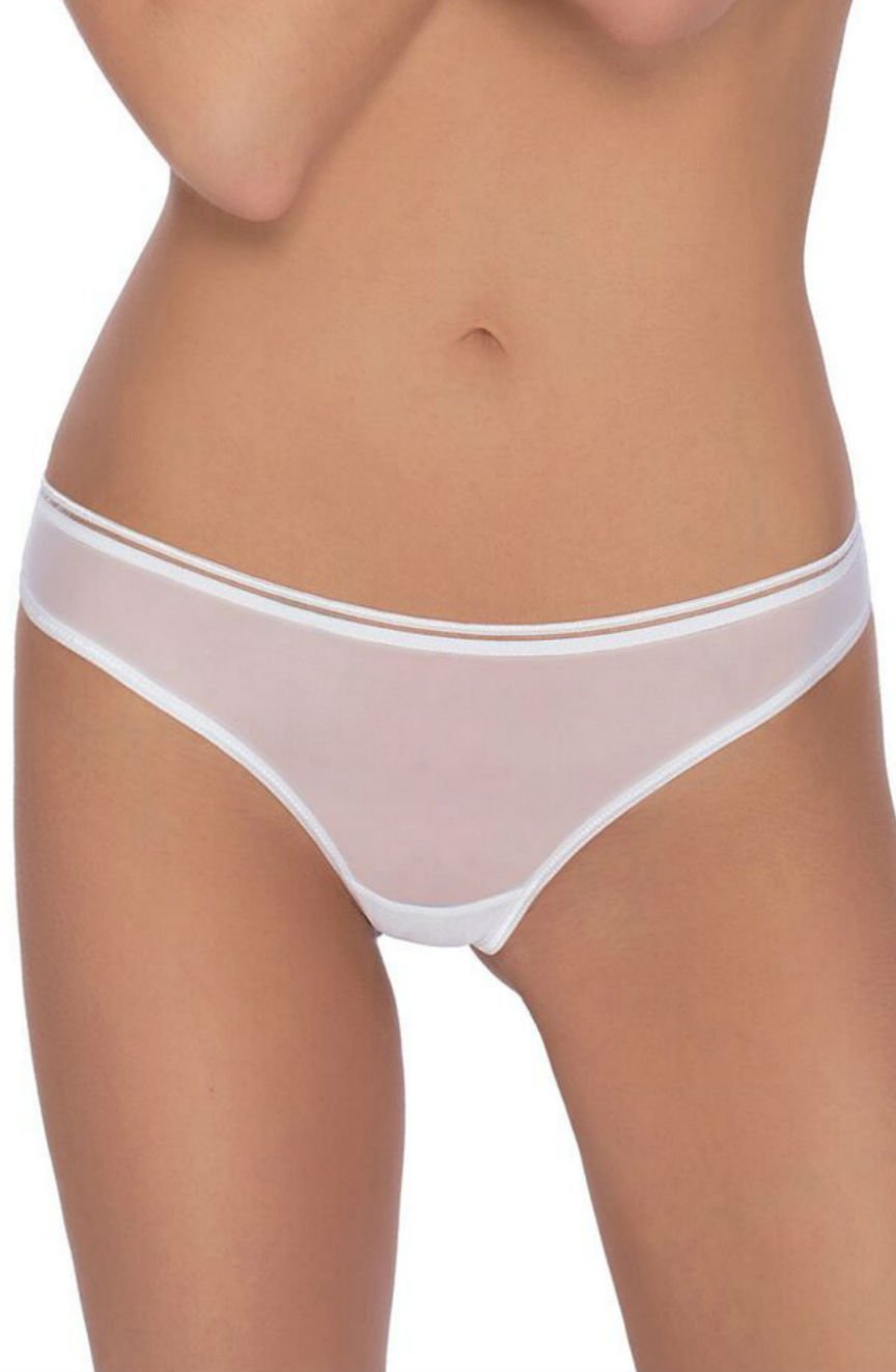 Linsori Midnight Sheer Mesh Thong - product view