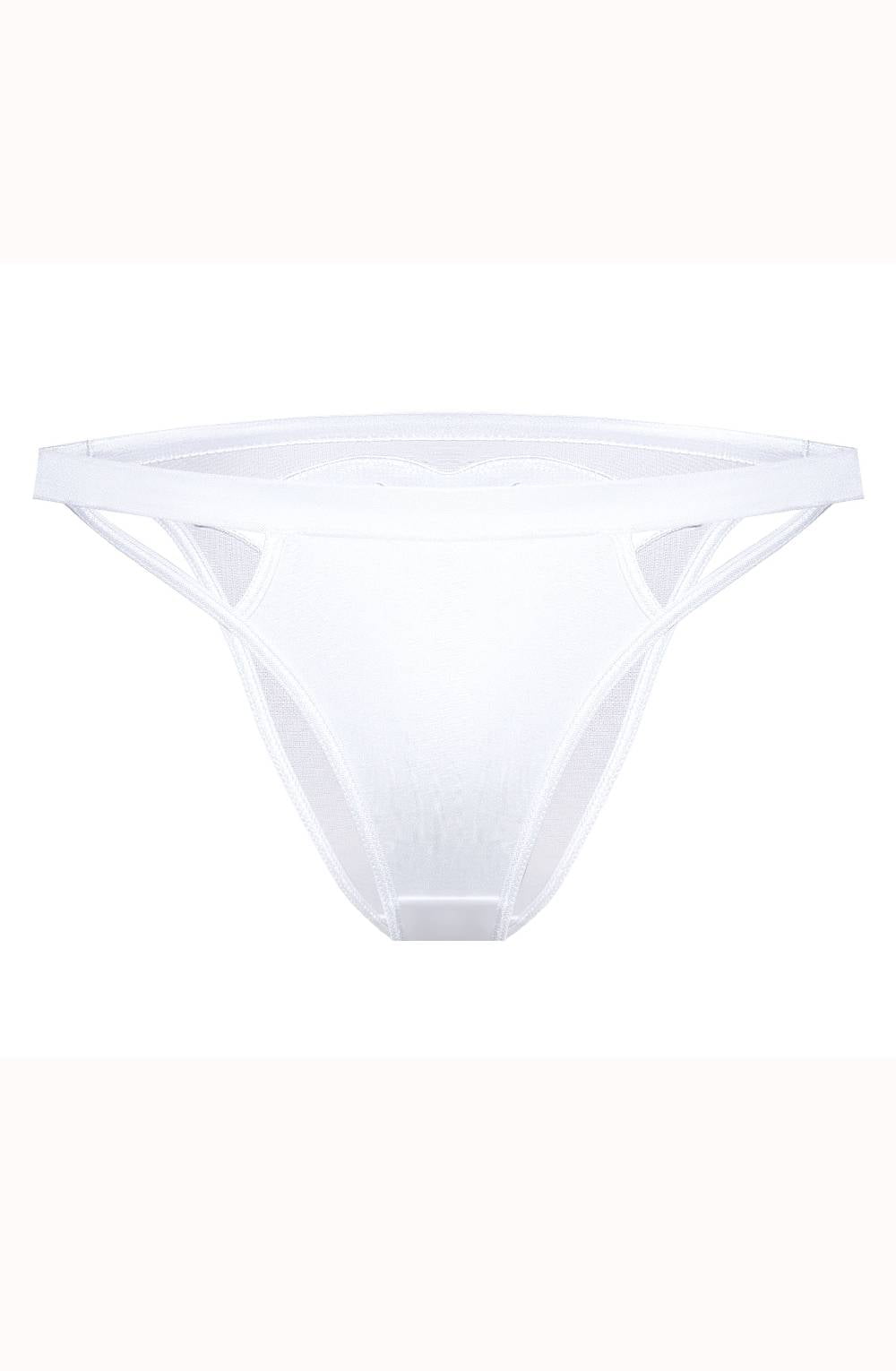 Linsori Playful Kiss Embroidered Brief - side view