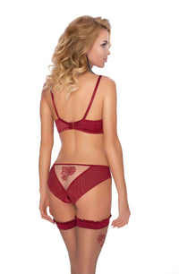Linsori Midnight Henna Embroidered Brief - lifestyle view