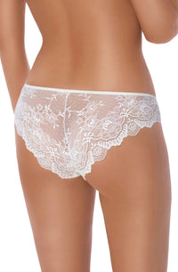 Linsori Midnight Floral Lace Brief - styled view
