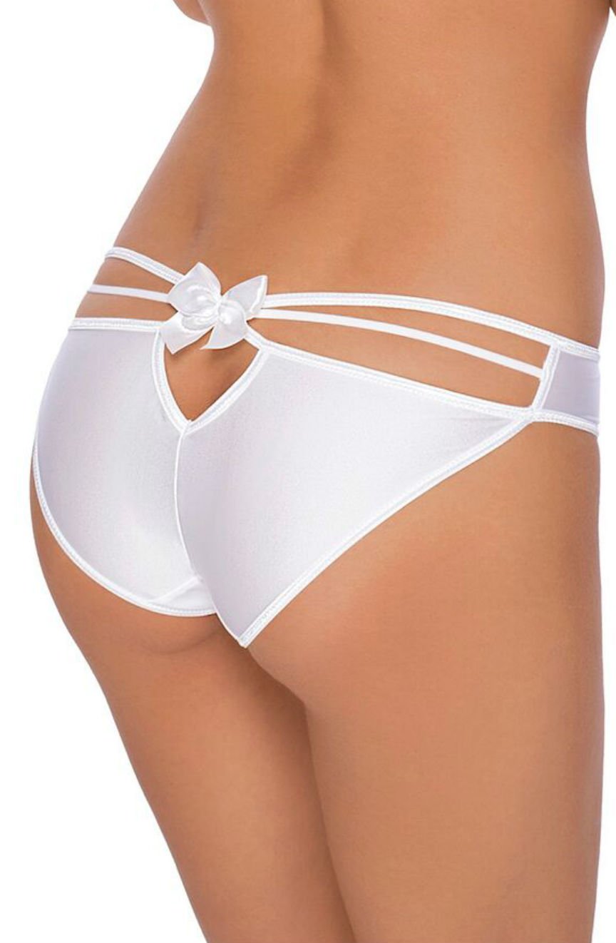 Linsori Mimi Crimson Open-Back Brief - back view