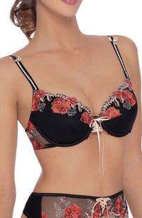 Linsori Natali Floral Embroidered Bra - product view