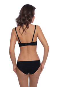 Linsori Midnight Floral Embroidered Brief - side view