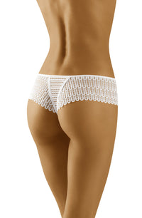 Linsori Noir Lace Thong with Bow Piece - lifestyle view