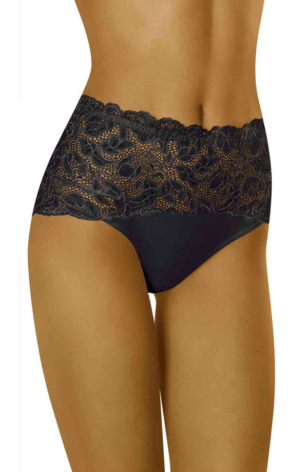 Linsori Noir Floral Lace Briefs Piece - styled shot