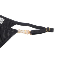Linsori Noir Velvet Halter Set Plus - styled view